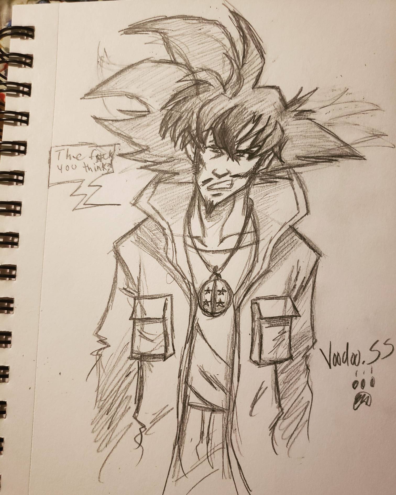 Goku the senzu bean dealer by VoodooParka95 on DeviantArt