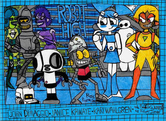 Robot High - Cartoon Crossover