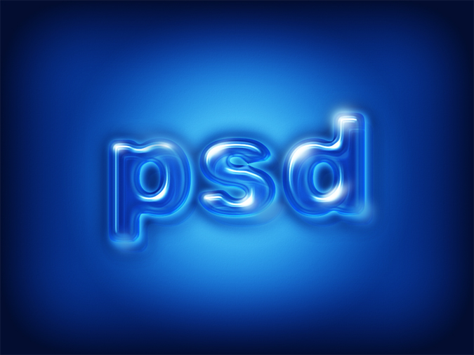 How Create Glossy Plastic Text Effect in Photoshop