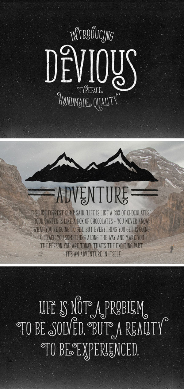 Devious Typeface Font by Designslots on DeviantArt