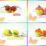 Fruit Muffin Earrings