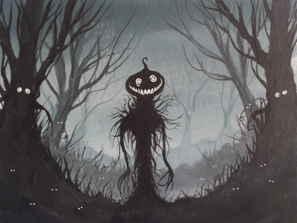 Pumpkin Creep by AdamDangeArt