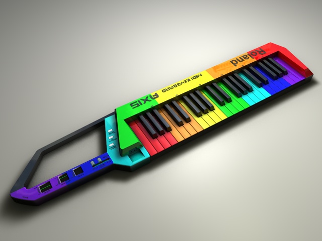 keytar- all rainbow by Cirque-D-Husky on DeviantArt