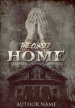 The cursed home - book cover premade for sale