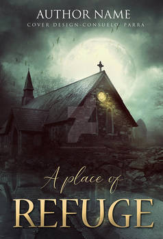 A place of refuge - book cover premade for sale