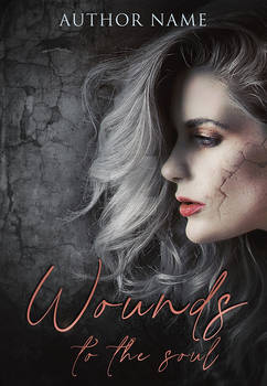 Wounds to the soul - book cover premade for sale