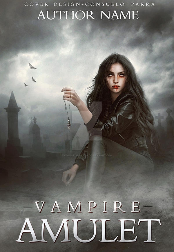 Vampire amulet - book cover available by Consuelo-Parra on DeviantArt