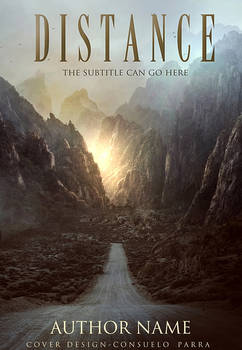 Distance -book cover premade for sale