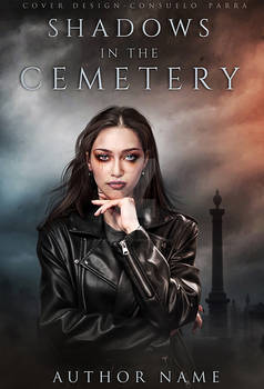 Shadows in the cemetery- premade book cover