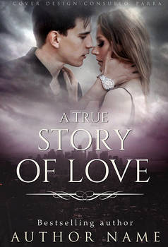 A true story of love - book cover premade