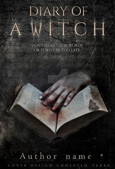Diary of a witch - book cover design