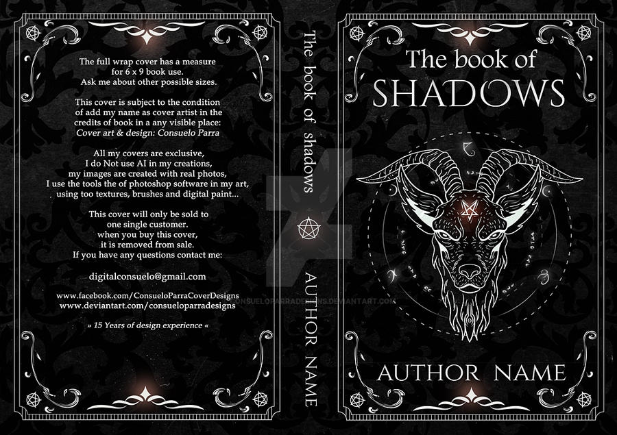 The book of shadows - book cover designer by ConsueloParraDesigns on ...