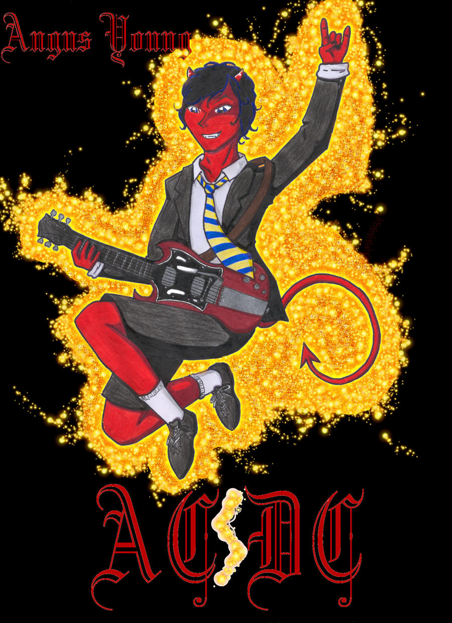 Angus Young Devil by Kiris-Windwaker on DeviantArt
