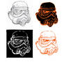 Stormtrooper helmet drawing