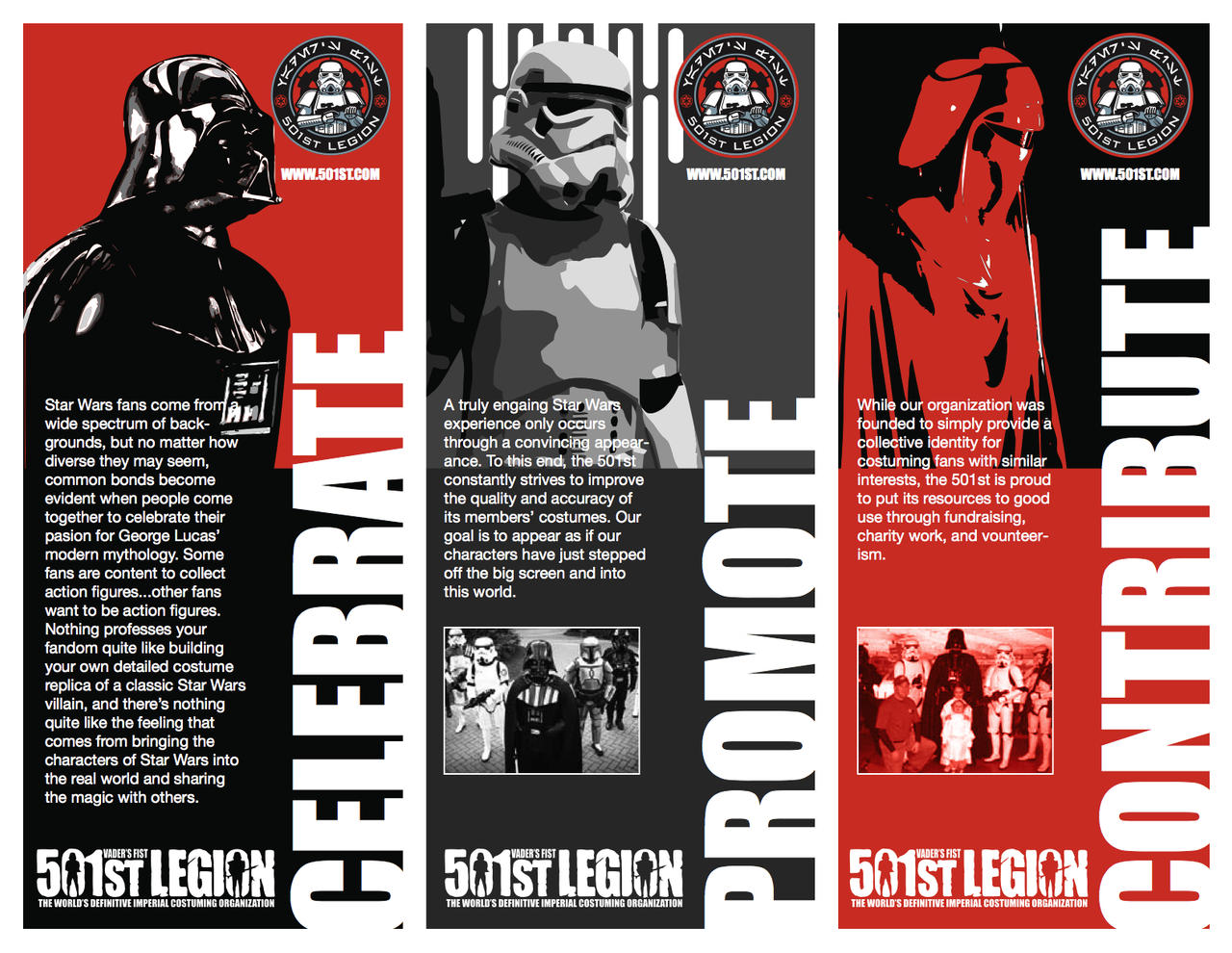 501st Legion brochure concept