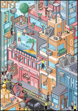 Pixel Art: Phone Wallpaper by DoctorDRG on DeviantArt Pixel Art: Phone Wallpaper by DoctorDRG on DeviantArt