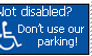 Disabled parking