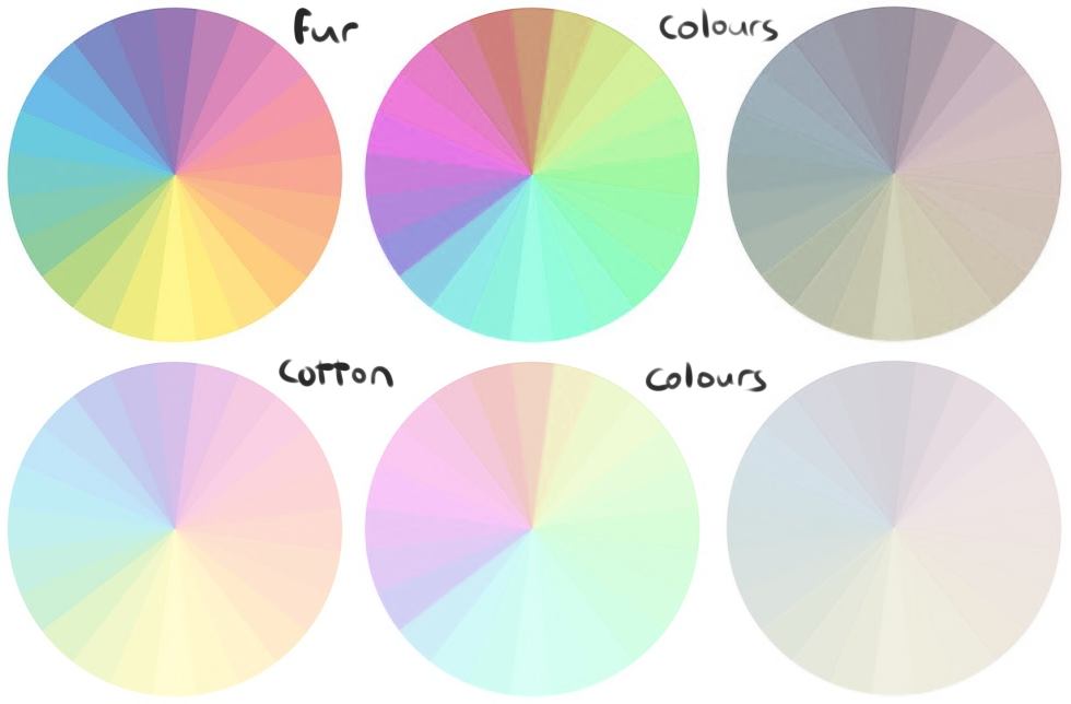 cotton creature colour palette