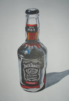 Jack Daniels Size A3 in Copic Pen