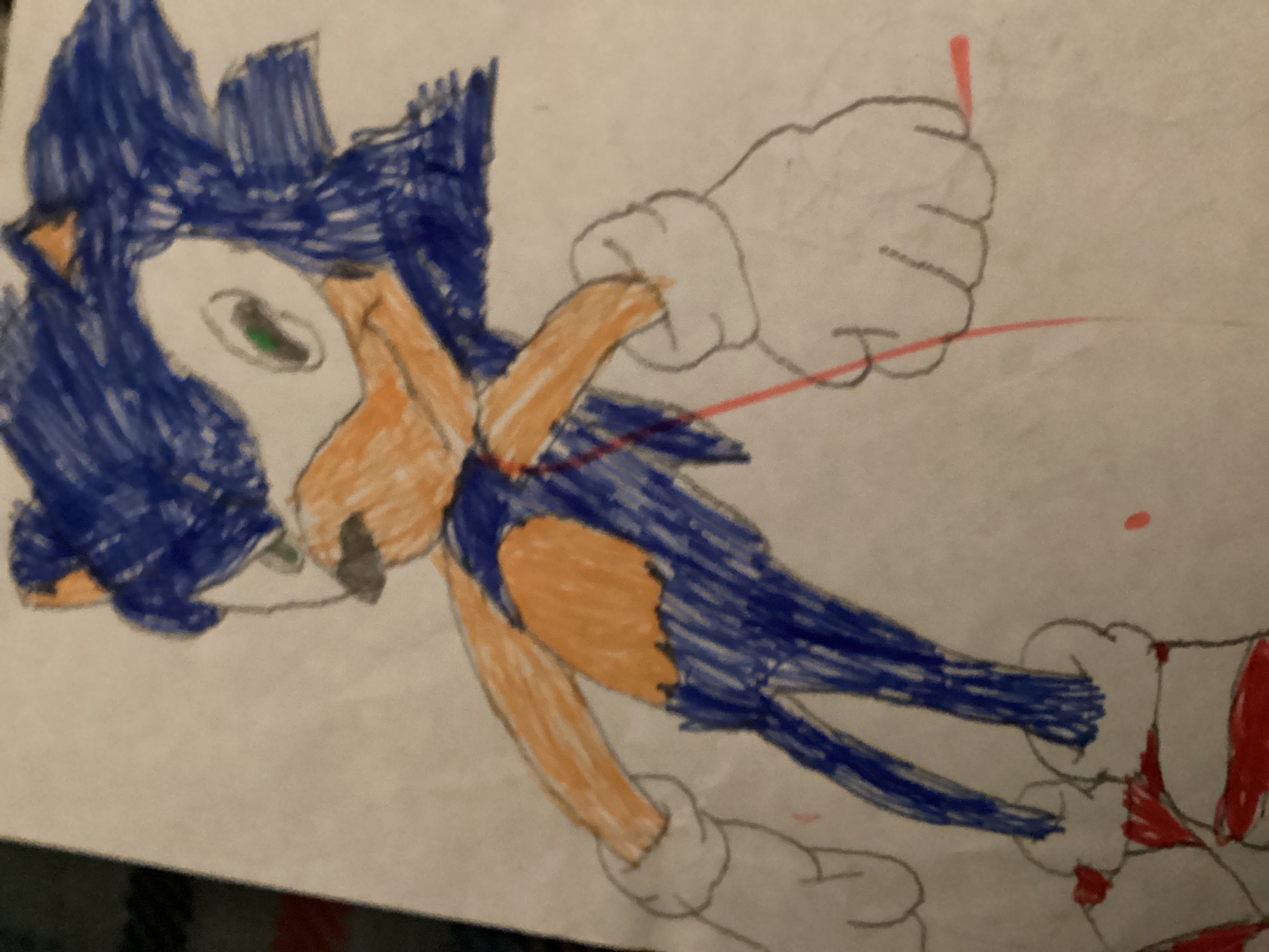 Sonic the Hedgehog fanart, deviantart., Stable Diffusion