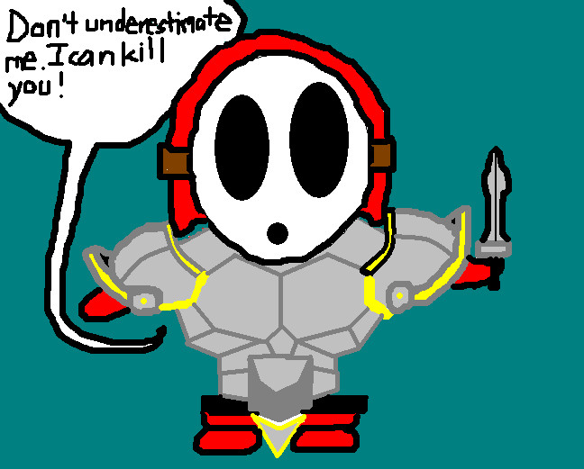 Shy Guy Knight by ShyGuyPistol on DeviantArt