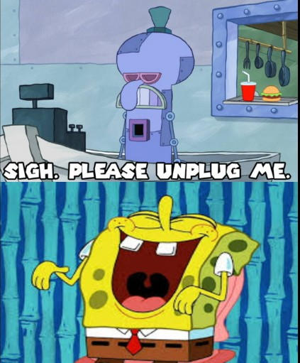 Spongbob laugh squidward becomes robot. by stasik12346 on DeviantArt