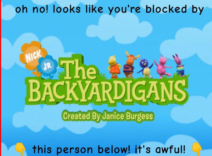 Backyardigans Anti blocked sign (the backyardigans) by stasik12346 on DeviantArt