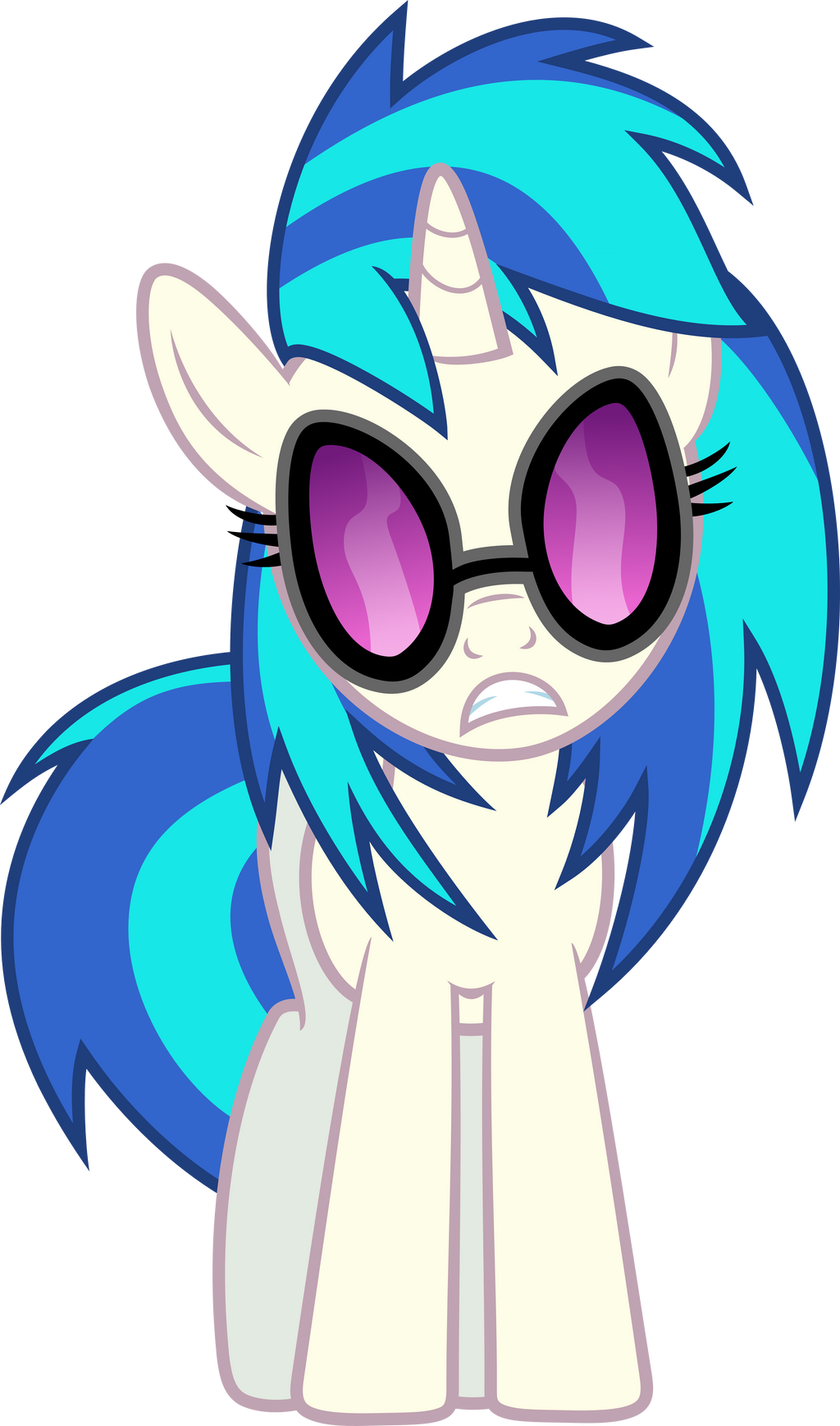 Vinyl Scratch - Redone Frown