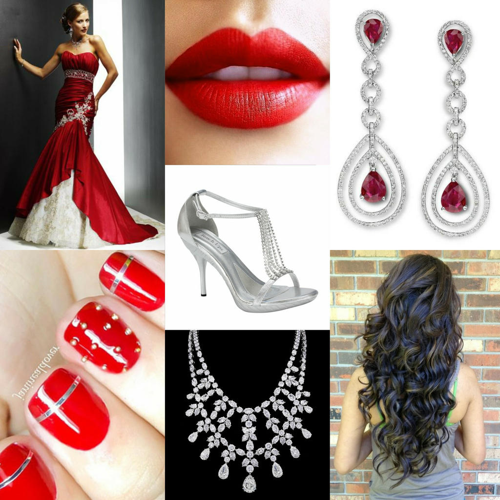 Fancy Red Dress Outfit by Angela247 on DeviantArt