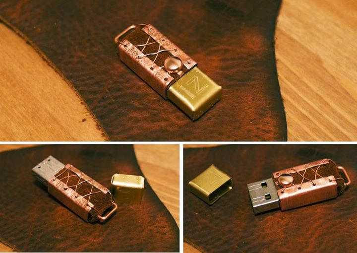 Steampunk USB drive V2 - to store the art by yukosteel on DeviantArt