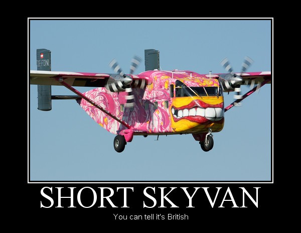 Short Skyvan Demotivational