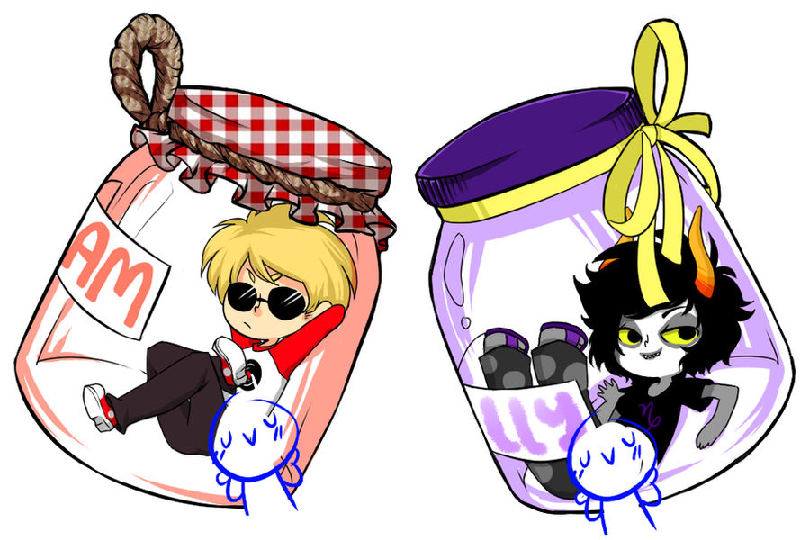 dave and gamzee keychains