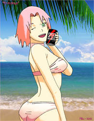 Sakura - En la Playa