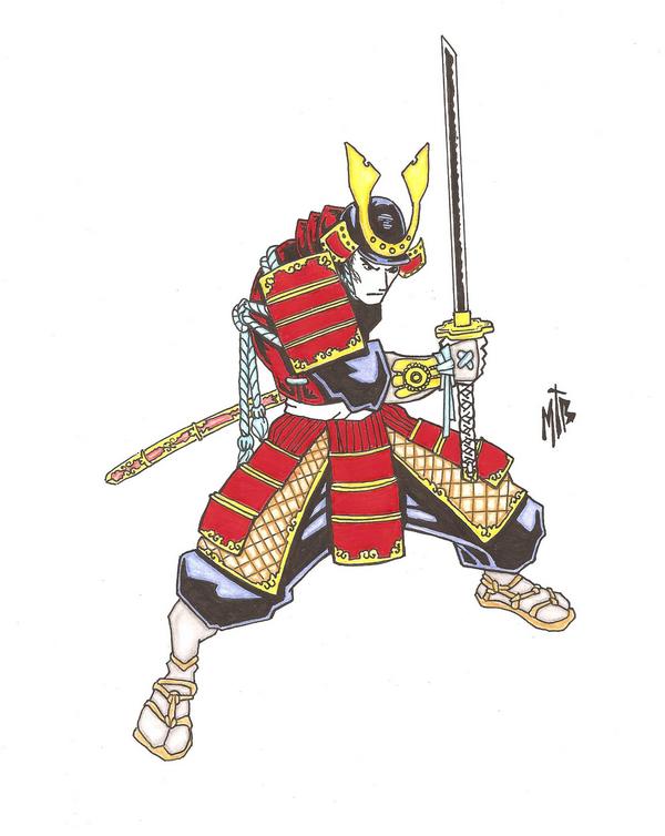 rough of samurai