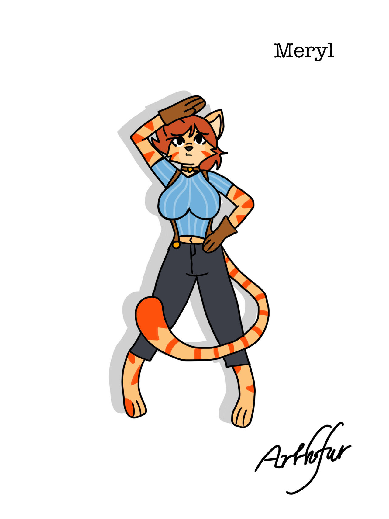 Meryl Cat meryl oc by ArthFur on DeviantArt