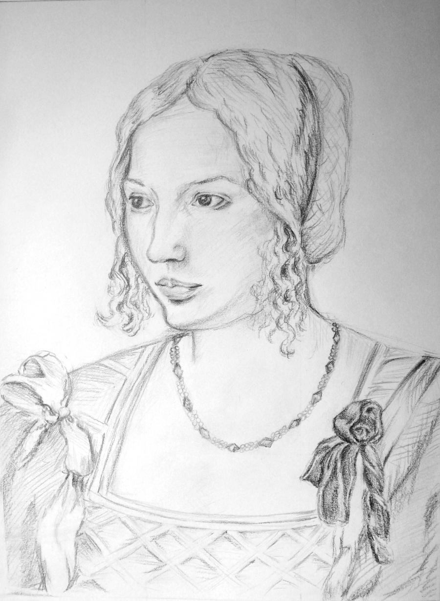 Portrait of venetian woman new