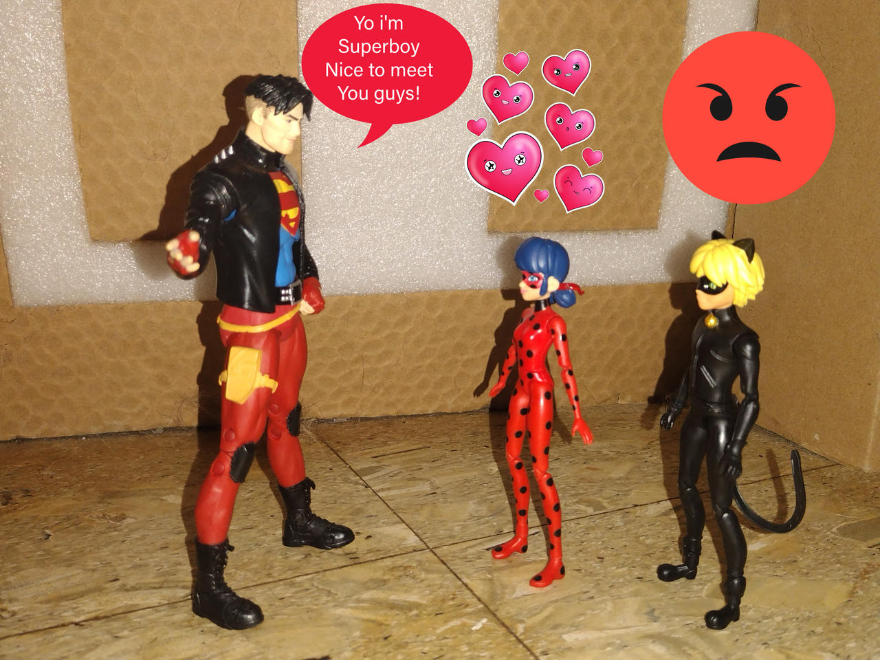 Cat Noir and Ladybug VS Shadybug and Claw Noir by D1g1m0ncrazy on DeviantArt