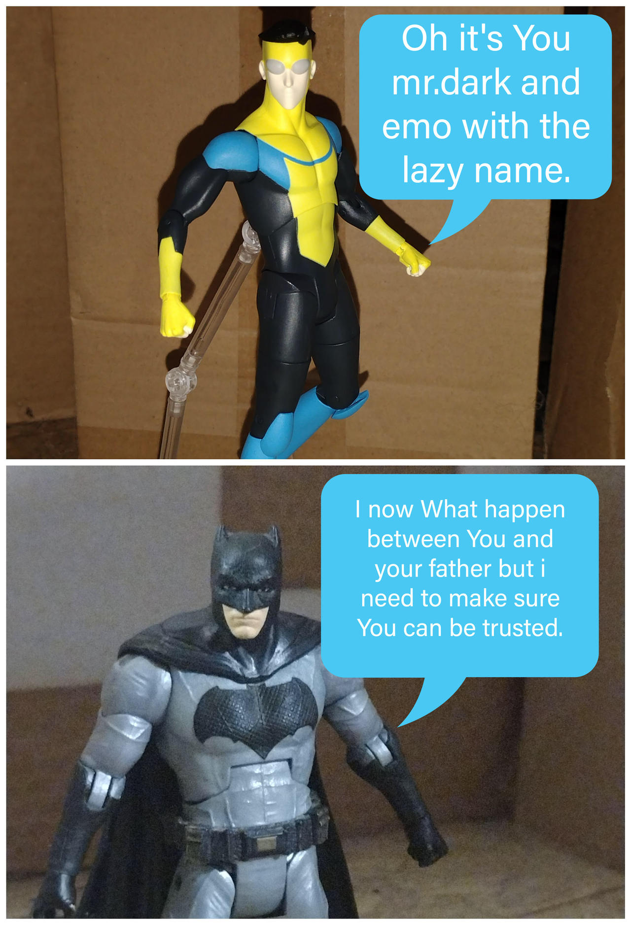 Invincible Rip Off Batman Invincible vs Batman! by Infinitydragon900 on DeviantArt