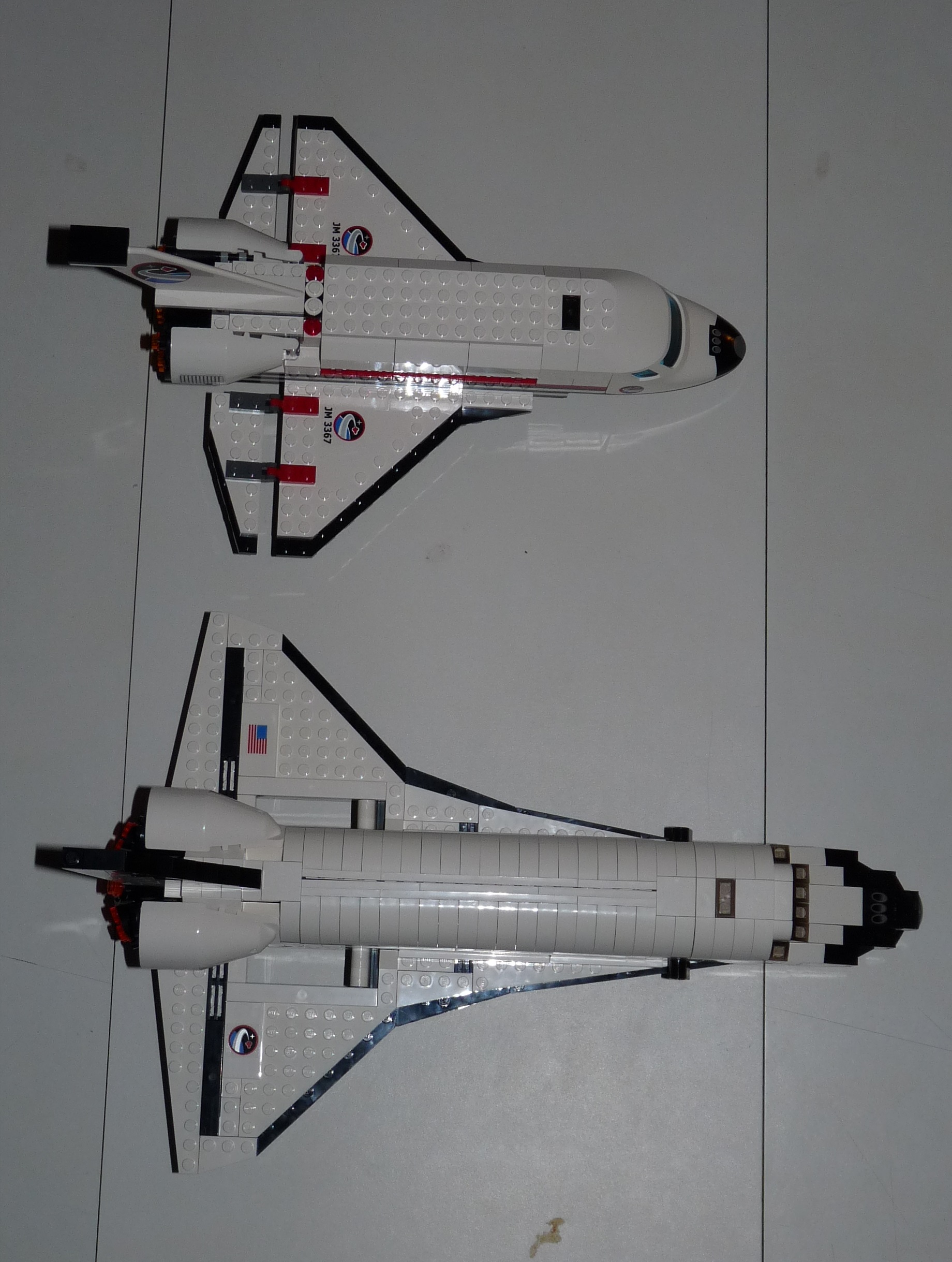 Lego Space Shuttle Comparision