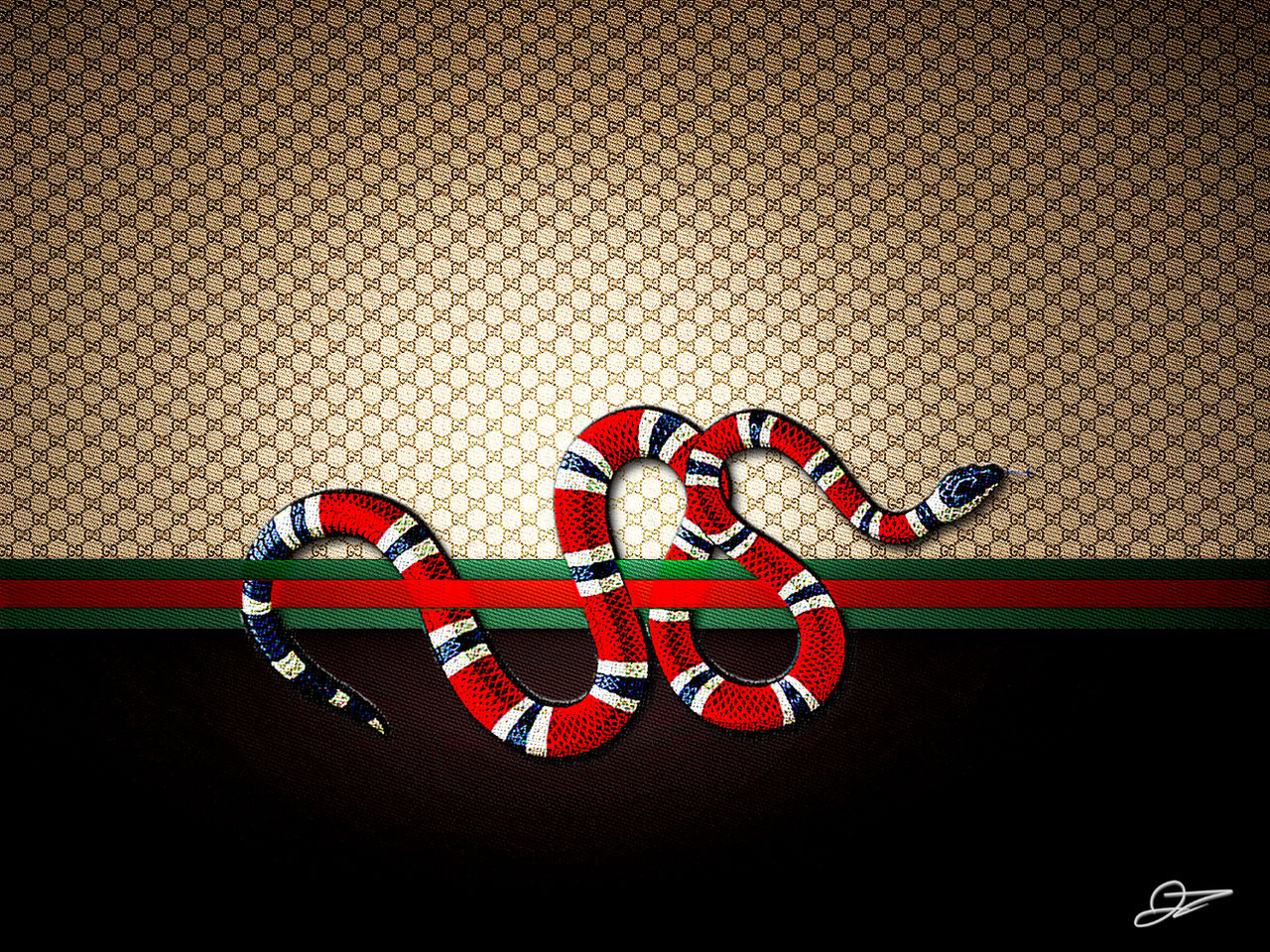 Gucci Slithering Snake iPhone Wallpaper J Farhat by JFarhat on DeviantArt