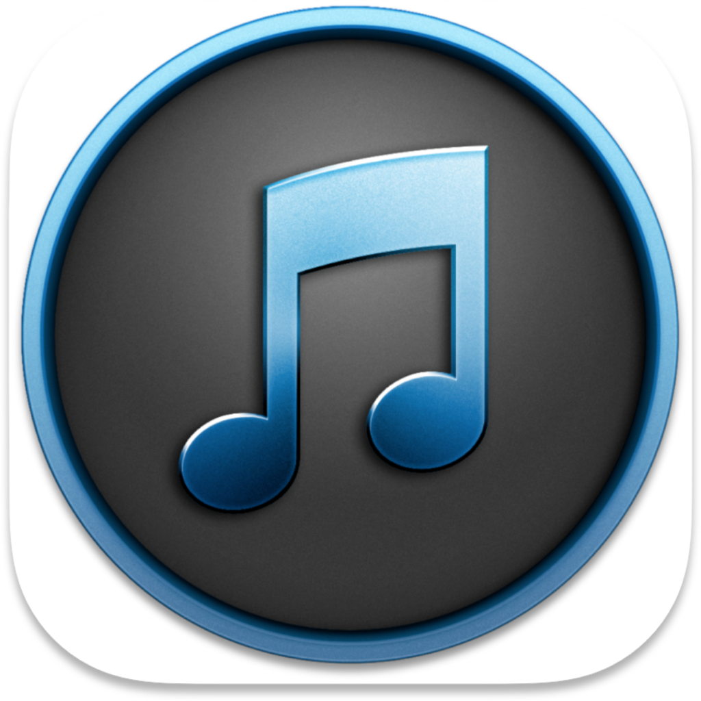 Blue Music Note Icon