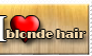 I Love Blonde Hair