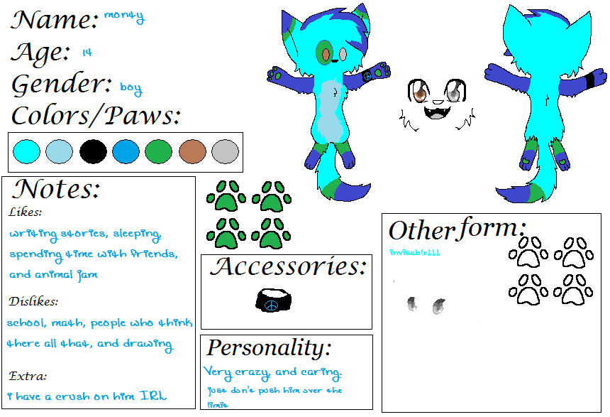 Montique ref sheet