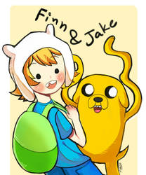 Doodle AT Finn and Jake