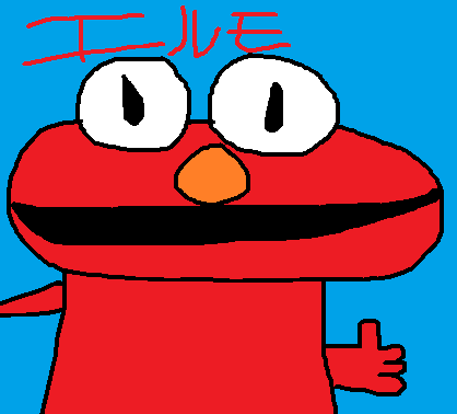 Elmo in a Japanese cartoon style by TimzUneeverse on DeviantArt Elmo in a Japanese cartoon style by TimzUneeverse on DeviantArt