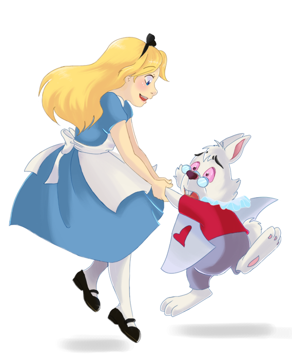 .: Alice and Her Rabbit :. by xSkyeCrystalx on DeviantArt