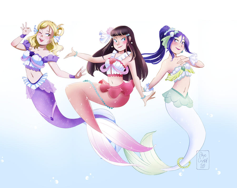 .: Mermay 2017 - Aqours serie - 3rd years trio :.