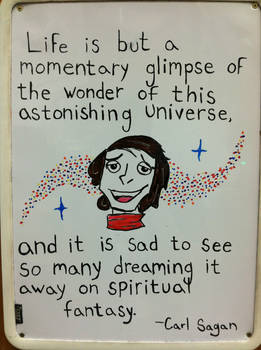 Dry Erase Carl Sagan