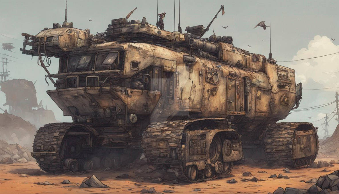 Post Apocalypse Vehicle - 03 by KazSilverhand on DeviantArt