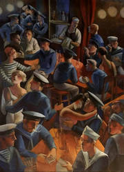 sailors at the bar